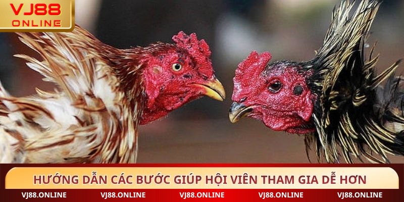 Hướng dẫn các bước giúp hội viên tham gia dễ hơn